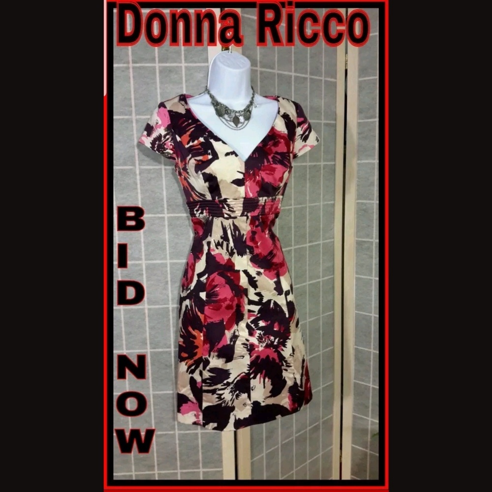 Donna Ricco Dress Sz 4P